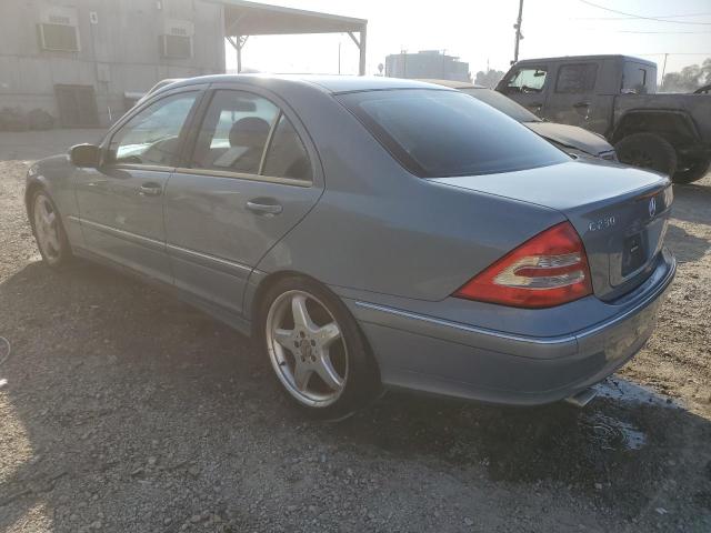 MERCEDES-BENZ C 230K SPO 2004 blue sedan 4d gas WDBRF40J34F537291 photo #3