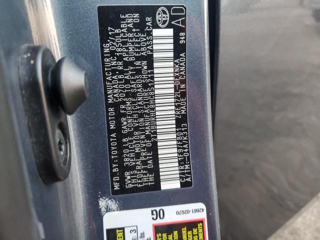 2017 TOYOTA COROLLA L - 2T1BURHE8HC851711