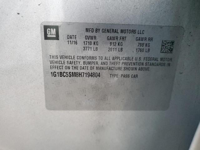 2017 CHEVROLET CRUZE LS - 1G1BC5SM8H7194804