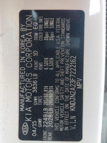 2015 KIA SOUL - KNDJN2A23F7222162