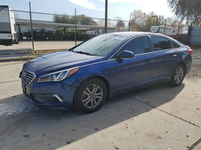 HYUNDAI SONATA SE 2015 blue  gas 5NPE24AF2FH145305 photo #1