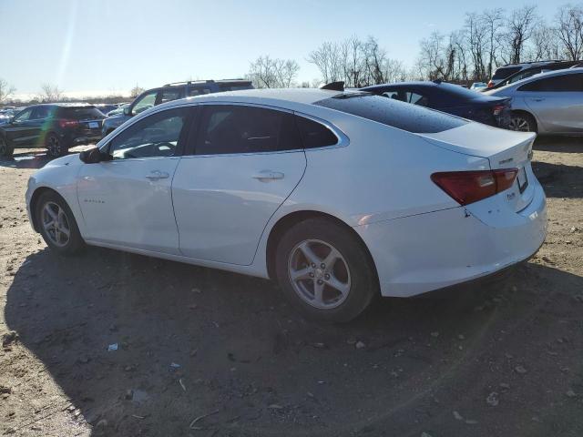 CHEVROLET MALIBU LS 2017 white sedan 4d gas 1G1ZB5ST1HF145264 photo #3