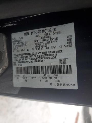 2020 FORD TRANS NM0GE9F20L1469064