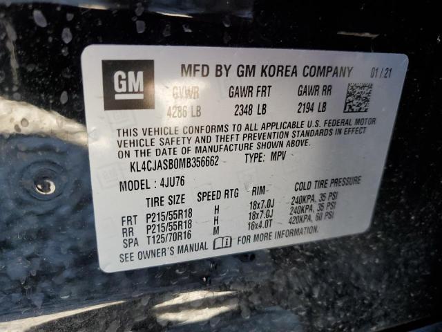 2021 BUICK ENCORE PRE - KL4CJASB0MB356662