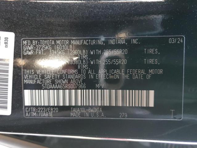 2024 LEXUS TX 350 BAS 5TDAAAA65RS007966