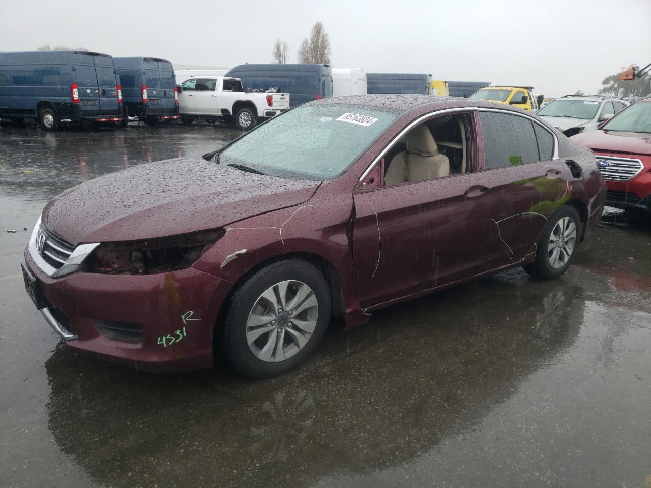 Lot #3029324754 2013 HONDA ACCORD LX