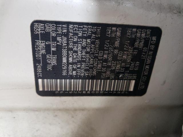 2021 NISSAN ROGUE SV - JN8AT3BB0MW229166