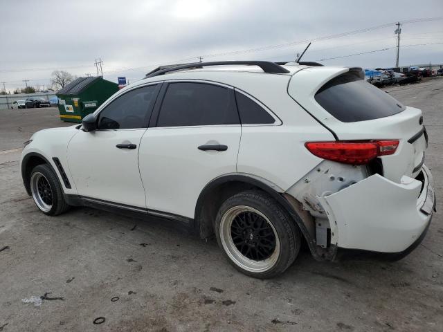 INFINITI QX70 2016 white  gas JN8CS1MU8GM671269 photo #3