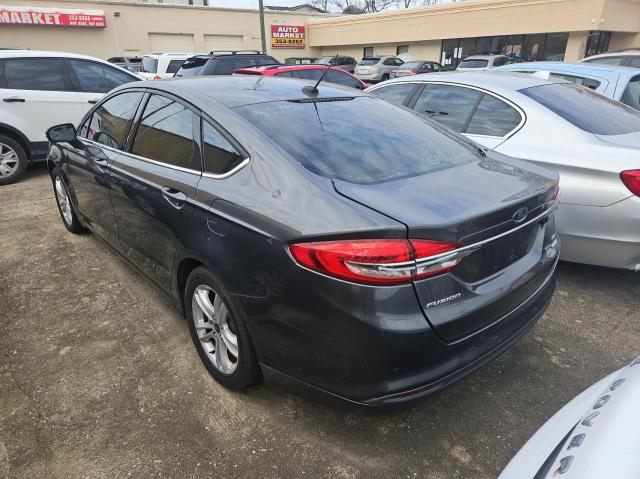 FORD FUSION SE 2018 gray  gas 3FA6P0HD9JR162701 photo #4