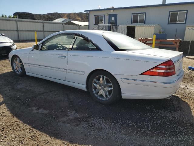 MERCEDES-BENZ CL 500 2001 white coupe gas WDBPJ75J81A015524 photo #3