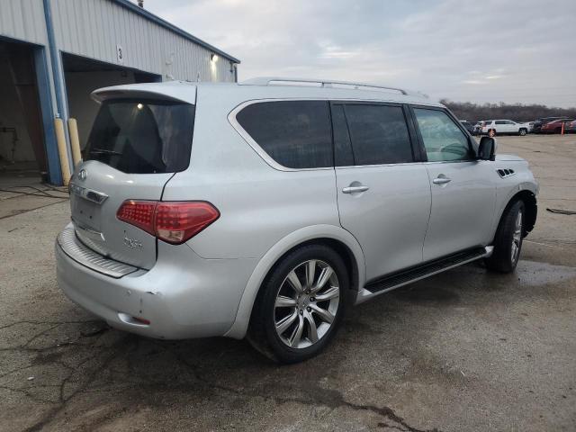 INFINITI QX56 2012 silver  gas JN8AZ2NE6C9022115 photo #4