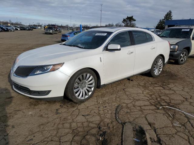 LINCOLN MKS 2014 white  gas 1LNHL9EKXEG608126 photo #1