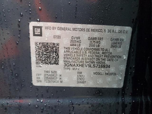 2020 CHEVROLET EQUINOX LS - 3GNAXHEV5LS716934