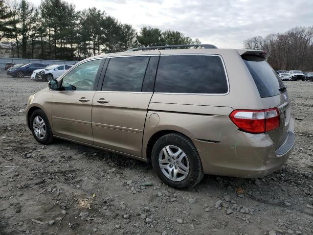 HONDA ODYSSEY EX 2005 tan  gas 5FNRL38635B408574 photo #3