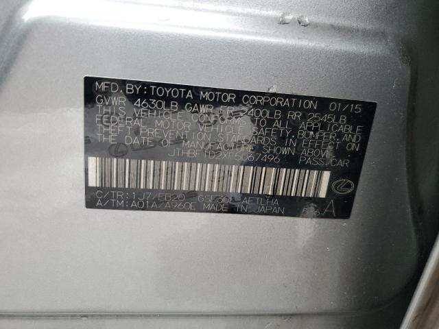 2015 LEXUS IS 250 JTHBF1D2XF5067496