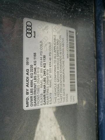 2017 AUDI Q3 PREMIUM - WA1JCCFS7HR006823