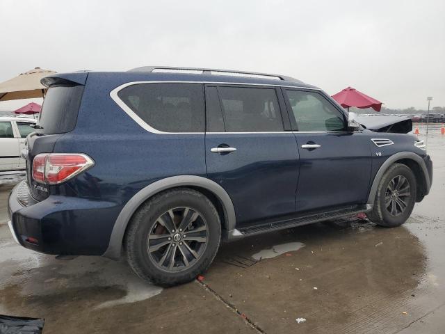 NISSAN ARMADA SV 2018 blue  gas JN8AY2ND4J9054911 photo #4