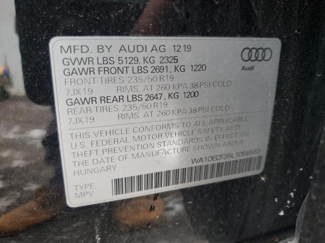 VIN WA1DECF35L1056563 2020 AUDI Q3 no.13