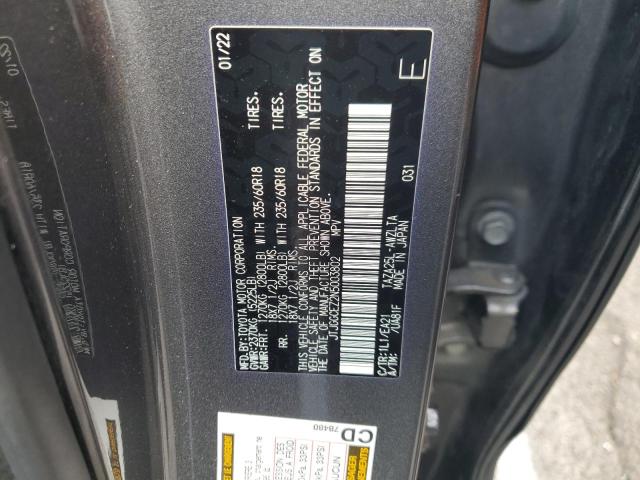 2022 LEXUS NX 350 JTJGGCEZ2N5003802