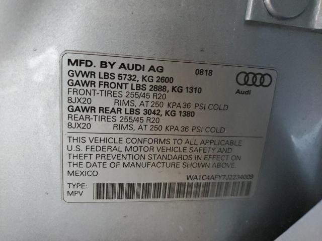 2018 AUDI SQ5 PRESTI - WA1C4AFY7J2234009