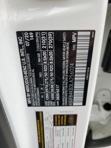 2020 MERCEDES-BENZ GLE 350 4M - 4JGFB4KB3LA256024