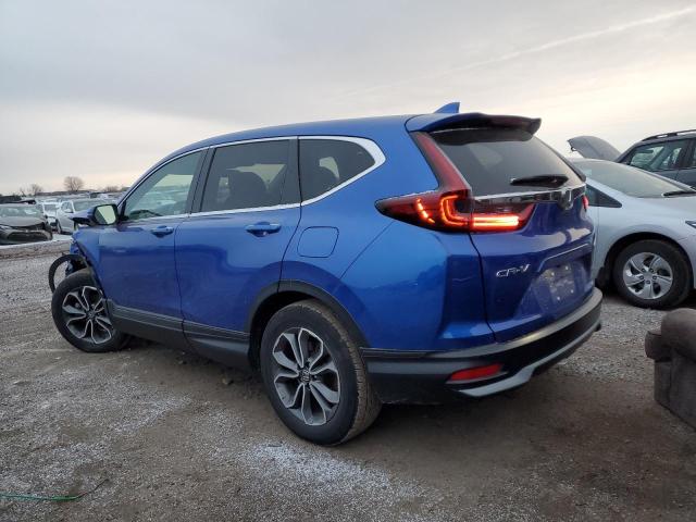 HONDA CR-V EX 2021 blue  gas 7FARW2H58ME022177 photo #3