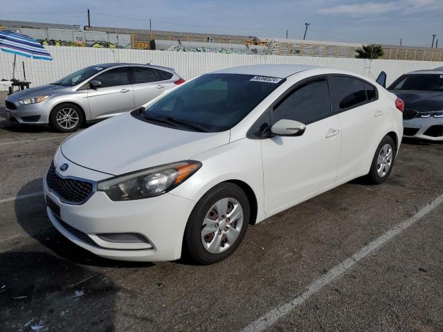 KIA FORTE LX 2015 white sedan 4d gas KNAFX4A64F5327879 photo #1