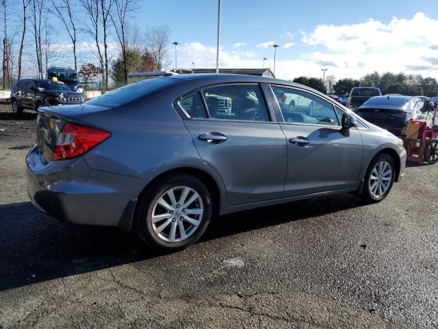 HONDA CIVIC EX 2012 gray  gas 2HGFB2F89CH530983 photo #4