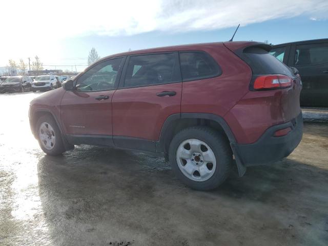 JEEP CHEROKEE S 2017 red  gas 1C4PJLAB9HW603292 photo #3