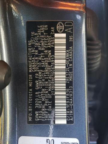 2016 TOYOTA COROLLA L - 2T1BURHE1GC676913