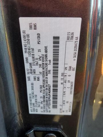 2018 FORD F150 SUPER - 1FTEX1EP0JFA85627