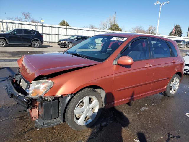 KIA SPECTRA5 5 2008 orange  gas KNAFE161285021705 photo #1