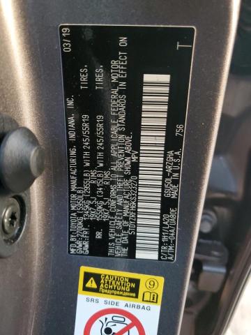 2019 TOYOTA HIGHLANDER - 5TDYZRFH6KS323270