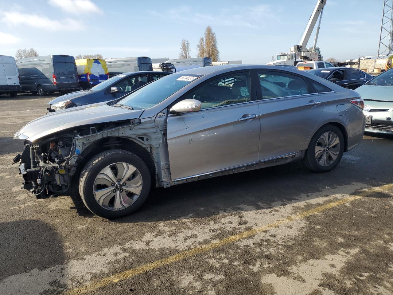 Lot #3029324755 2013 HYUNDAI SONATA HYB