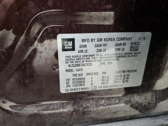 2016 BUICK ENCORE PRE - KL4CJDSB7GB576225
