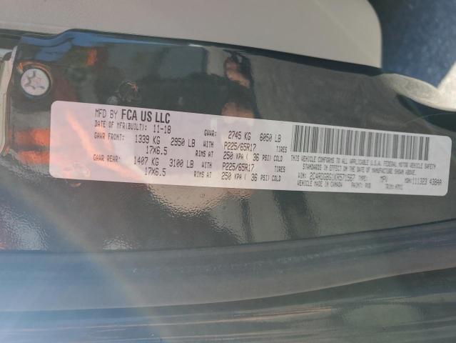 2019 DODGE GRAND CARA - 2C4RDGBG1KR571567