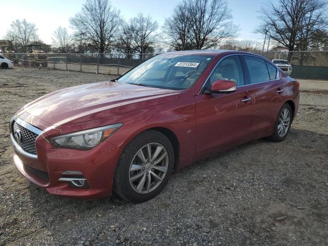 INFINITI Q50 BASE 2014 burgundy  gas JN1BV7AR3EM700114 photo #1