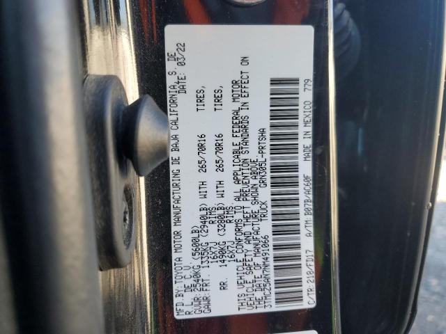 2022 TOYOTA TACOMA DOU - 3TMCZ5AN7NM491066