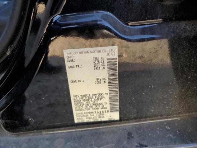 VIN 1N4BL4DV8NN361618 2022 NISSAN ALTIMA no.12