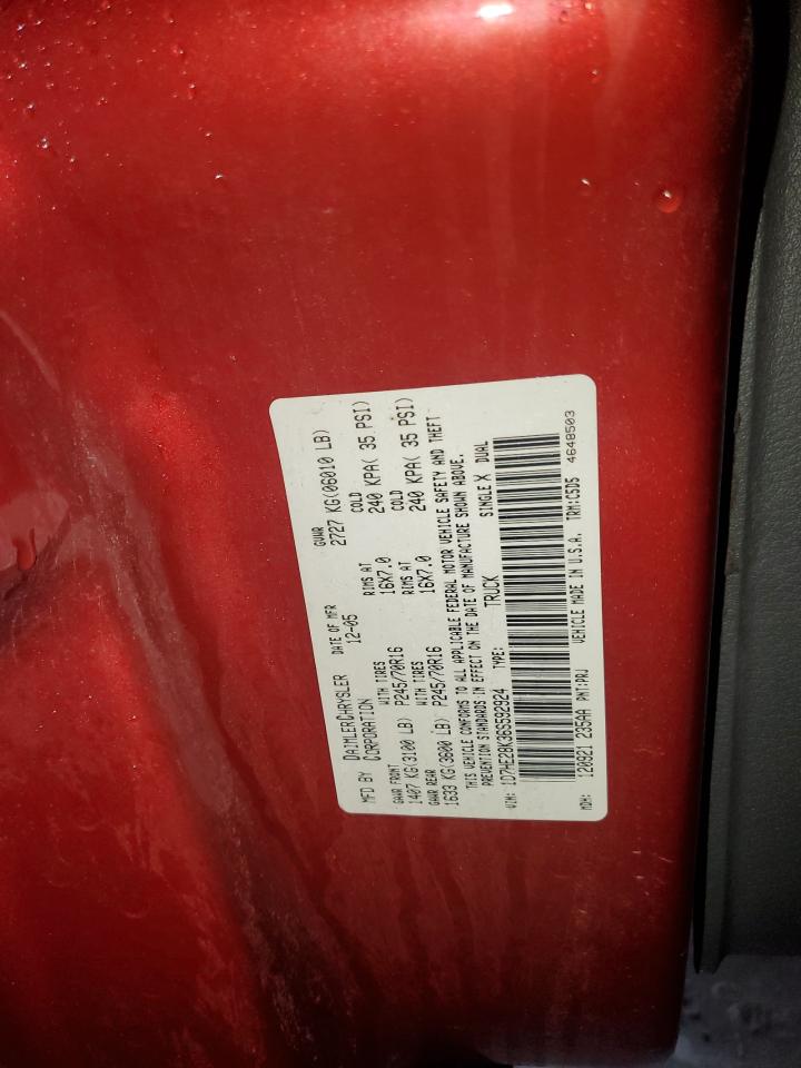 Lot #3028518952 2006 DODGE DAKOTA QUA