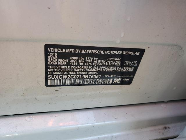 2020 BMW X7 XDRIVE4 - 5UXCW2C07L9B75351