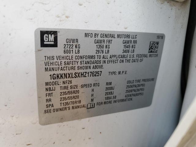 2017 GMC ACADIA DEN - 1GKKNXLSXHZ176257