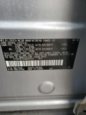 2016 TOYOTA RAV4 LE - 2T3ZFREV4GW295270