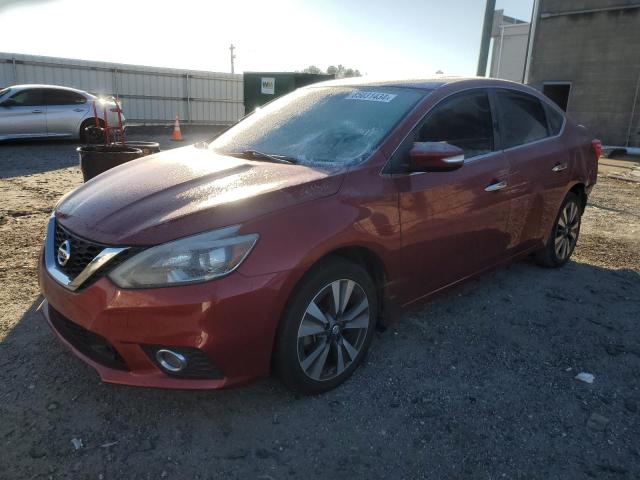 NISSAN SENTRA S 2016 red sedan 4d gas 3N1AB7AP9GY281575 photo #1