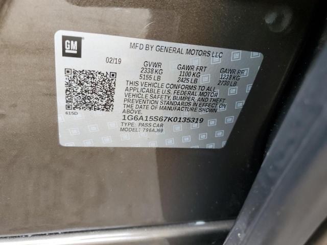 2019 CADILLAC CTS-V - 1G6A15S67K0135319