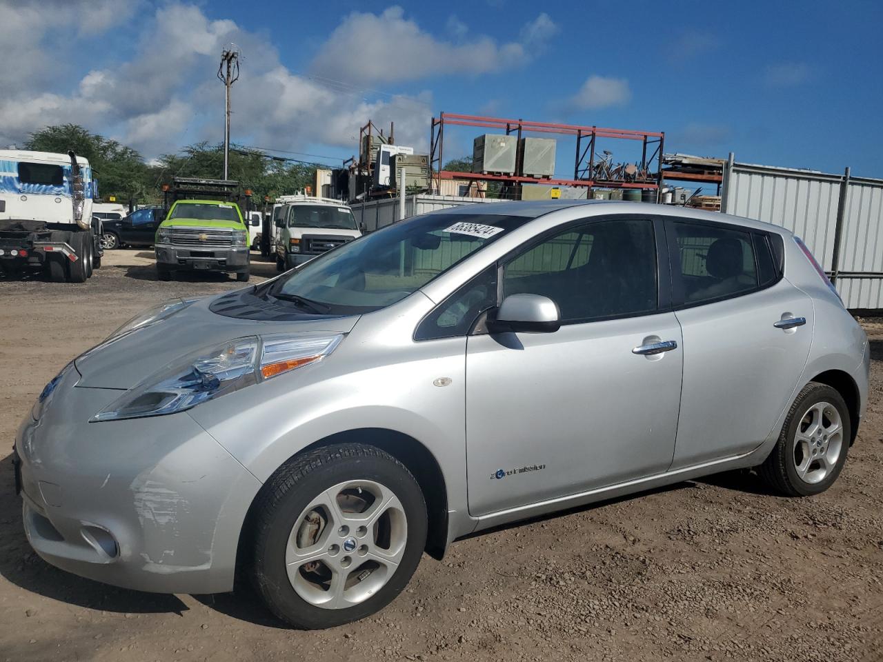 Lot #3033317803 2011 NISSAN LEAF SV