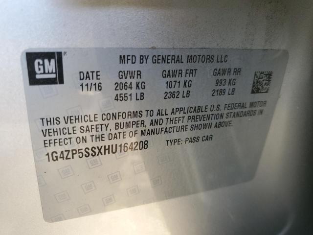 2017 BUICK LACROSSE E - 1G4ZP5SSXHU164208