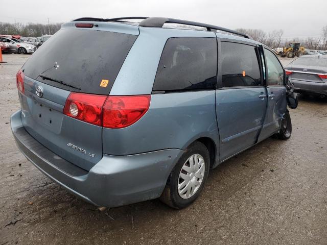 TOYOTA SIENNA CE 2008 blue  gas 5TDZK23C78S138873 photo #4