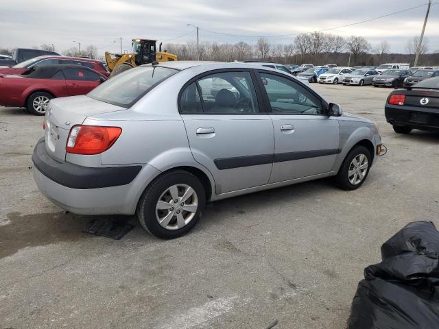 KIA RIO BASE 2008 silver sedan 4d gas KNADE123986375990 photo #4