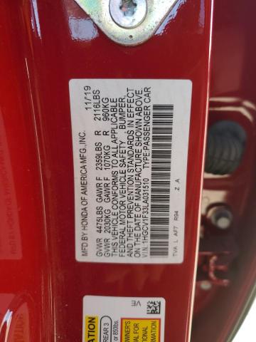 2020 HONDA ACCORD SPO - 1HGCV1F33LA031510